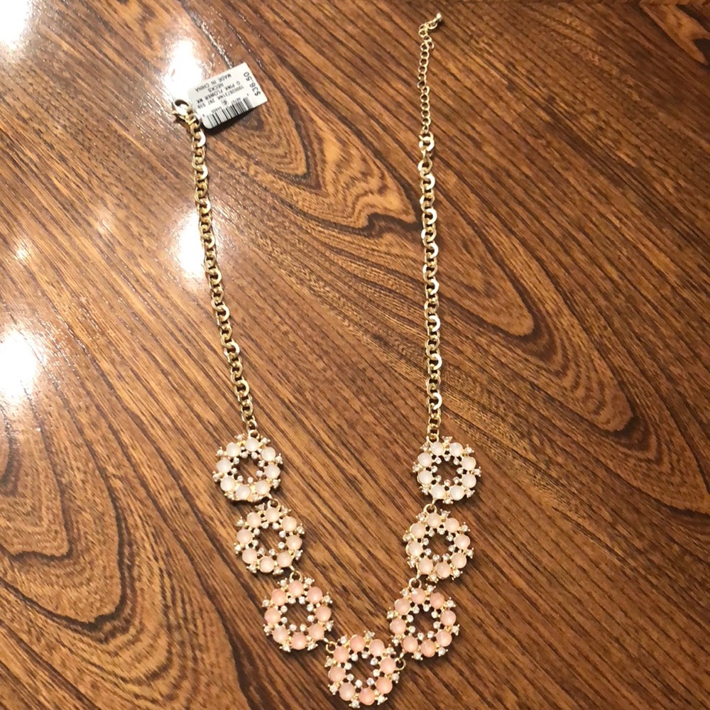 INC Gold / Light Pink Colored Necklace (NWT)